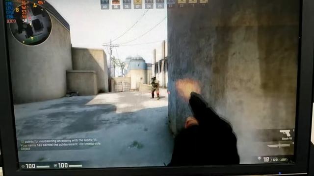 CS GO Phenom 9550 2,2Ghz, GTS450 1GB, 6gb DDR2, medium settings смотреть онлайн