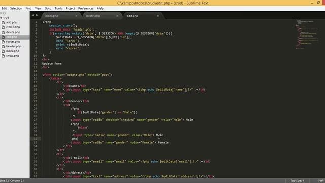 PHP CRUD using $_SESSION variable Part: 5 (Update data) in Bangla смотреть онлайн