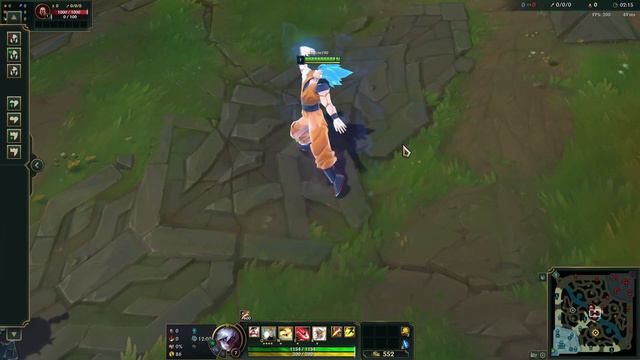 Blue Goku League of Legends Mod Showcase смотреть онлайн
