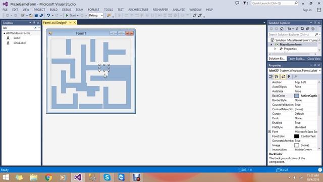 Creating a simple Maze Game In C# смотреть онлайн