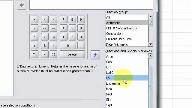 SPSS/PASW Statistics e-Tutorial - Natural Logarithm Transformation смотреть онлайн