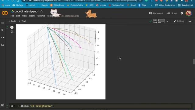GogleColaboratory Coordinate Interpolation смотреть онлайн