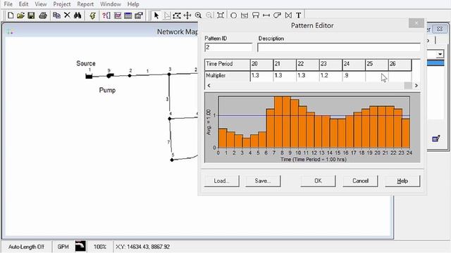 EPANET Tutorial 02.08 - Running an Extended Period Analysis | Hydraulic Modeling смотреть онлайн