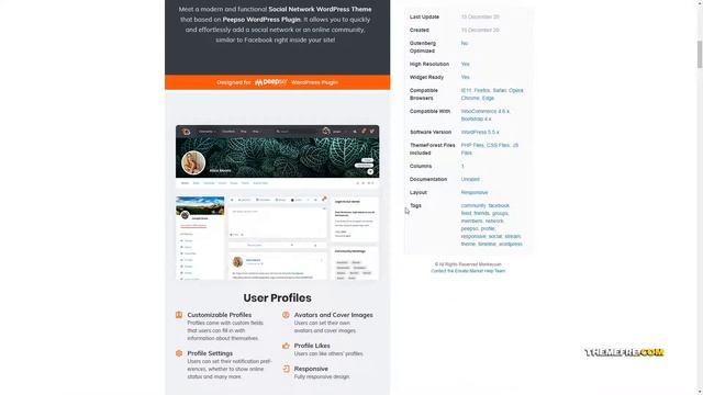 Matebook - Social Network WordPress Theme friends wordpress Build Website смотреть онлайн