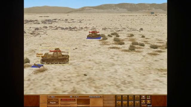 German Tobruk 41 Rommel Campaign - Combat Mission Afrika Korps - CMAK смотреть онлайн
