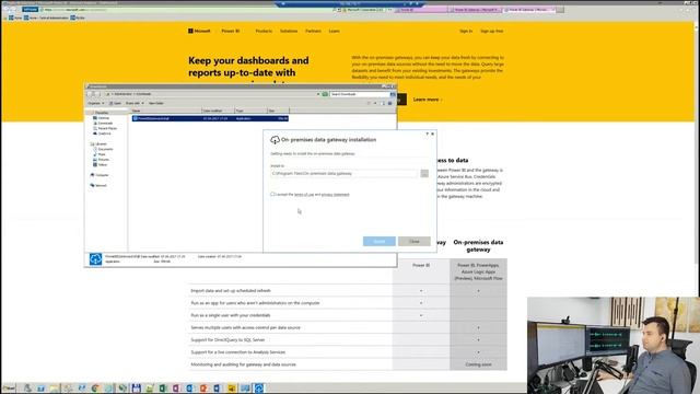 Getting data from SharePoint on prem into Power BI Online смотреть онлайн