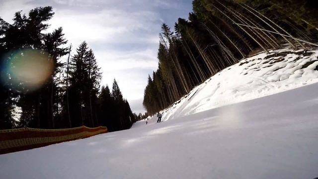 Катание на лыжах в Буковеле