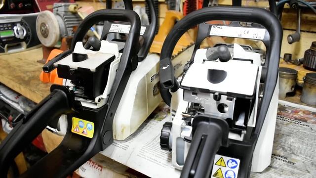 STIHL MS-180 сравнение ранней и поздней модели. смотреть онлайн