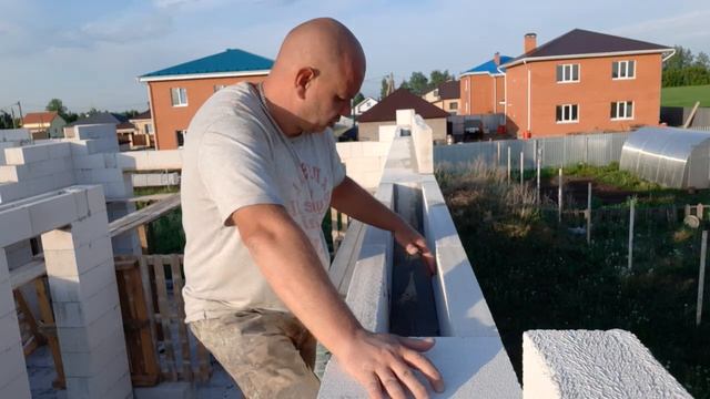 Перемычки в доме из газобетона своими руками. смотреть онлайн