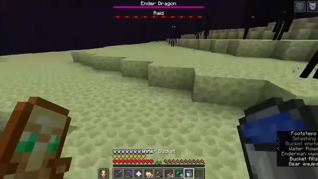 Beating Ender Dragon , Wither and raid at the same time. смотреть онлайн
