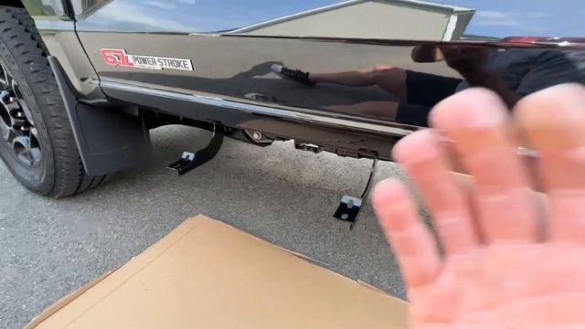 Installed A Set Of Ionic 5” Black Nerf Bar Side Steps On My 2023 Ford F350 Crew Cab. смотреть онлайн