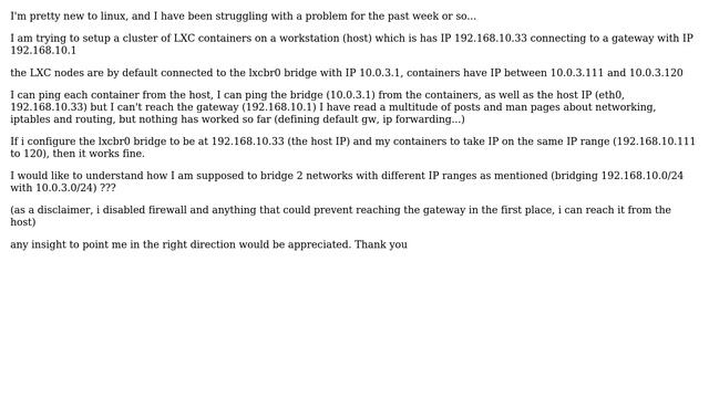 bridging LXC containers to host network with different IP range (2 Solutions!!) смотреть онлайн