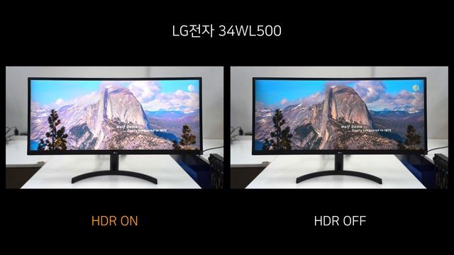 HDR ON vs OFF - LG전자 34WL500 смотреть онлайн