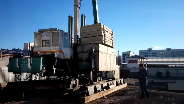 Вдавливание свай в Санкт-Петербурге смотреть онлайн