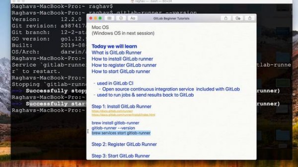GitLab Beginner Tutorial 5 | How to install GitLab Runner on Mac OS