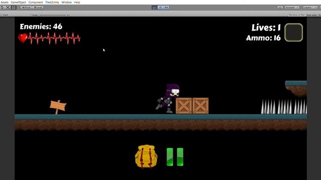 Unity 2D platformer Pickup and Throw смотреть онлайн