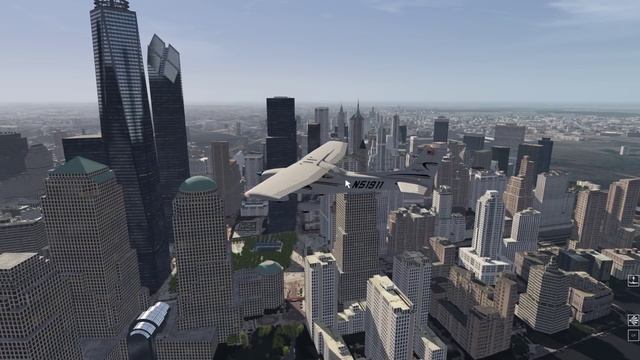Aerofly FS2 New York City FPS demo смотреть онлайн