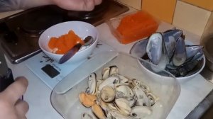 Вкусная закуска из мидий.  Мидии как в Тануки.