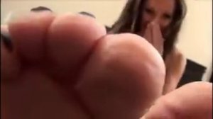 Caught on peeping, Feet JOI