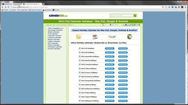 Import ICS calendar смотреть онлайн