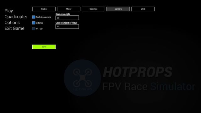 HotProps FPV Race Simulator - Thomas’ Game Settings смотреть онлайн