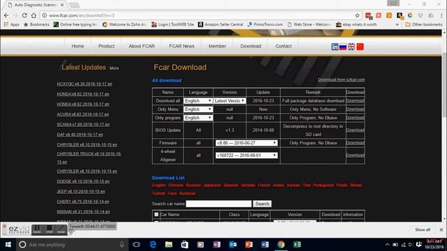 Updating FCar scanner смотреть онлайн