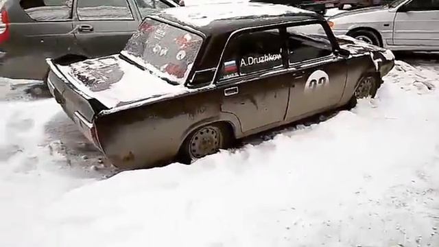 Холст для работы. 2107 Жигули