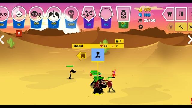 Normal Dead Vs AI Toxic Terror ////Stick War 3 смотреть онлайн