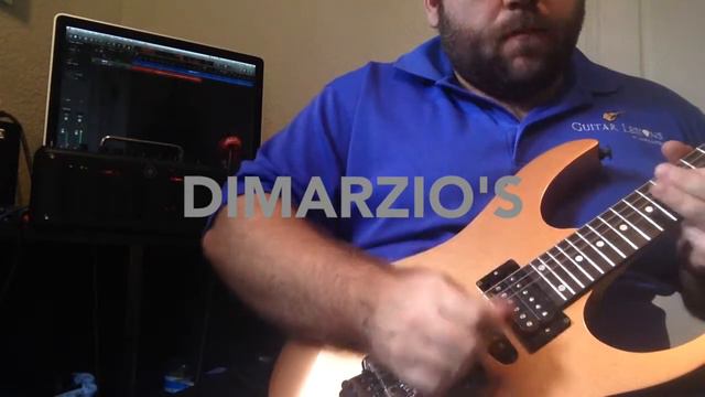 Dimarzio Norton compared to Ibanez V8/V7 MIJ pickups, Ibanez RG470, Yamaha THR10X смотреть онлайн