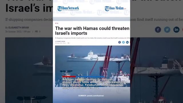 Israel Terancam Kelaparan Buntut Bombardir Gaza tapi Pelabuhan Ashdod Kena Serangan Senjata смотреть онлайн