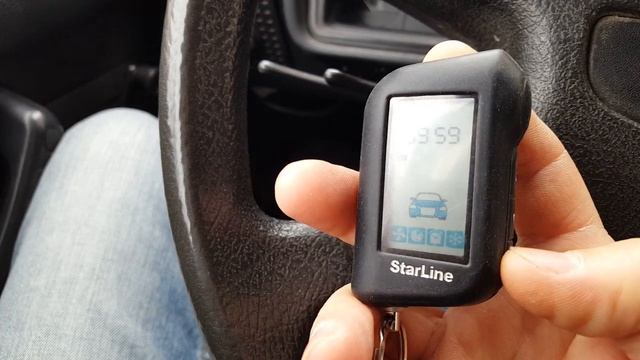 Starline A93. Настройка чувствительности датчика наклона.