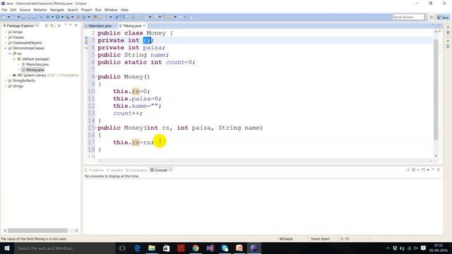 Java Classes , Objects and Constructors смотреть онлайн