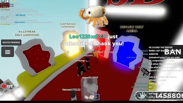 Noob Invasion In Slap Battles Roblox смотреть онлайн