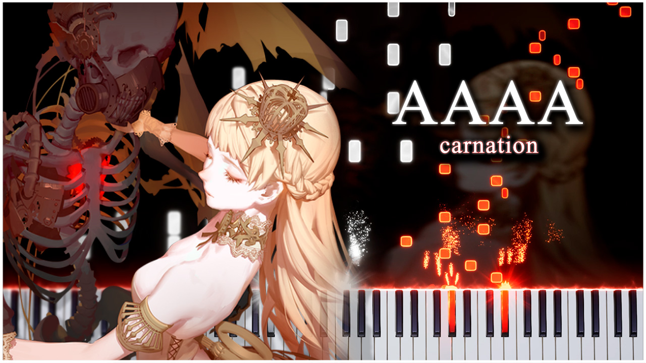 Carnation (ああああ) 【 КАВЕР НА ПИАНИНО 】 смотреть онлайн