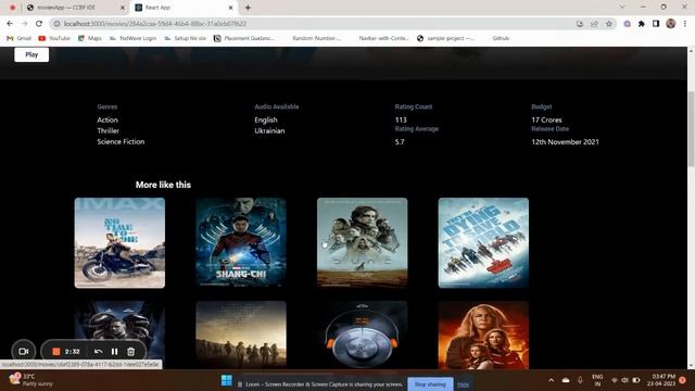 Movies App React mini project application complete detail overview video @NxtWave | CCBP 4.0 смотреть онлайн