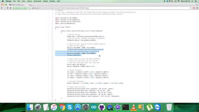 Raspberry Pi TCS3414 16-Bit Digital Color Sensor Java Tutorial смотреть онлайн