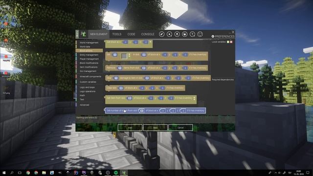 MCreator Tutorial: Using procedures for a custom crafting block смотреть онлайн