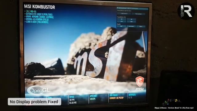 msi 1050Ti Gaming X No Display Fixed смотреть онлайн