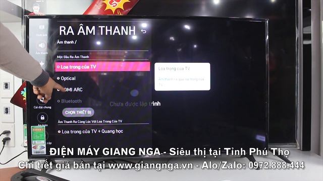 Cách kết nối Ti vi LG qua bluetooth với loa kéo hát karaoke | Điện Máy Giang Nga смотреть онлайн