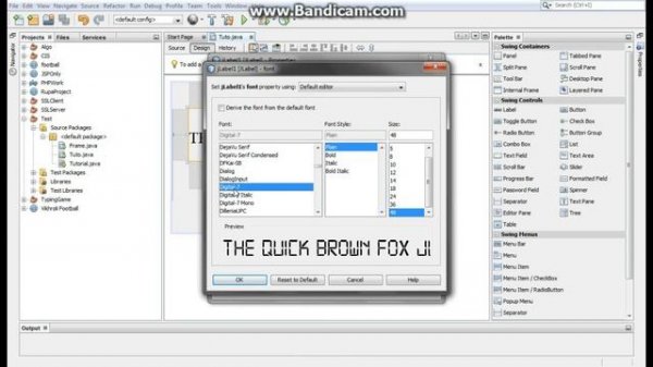 Digital Animation Tutorial | Java Program | Using Netbeans IDE | Java Swing