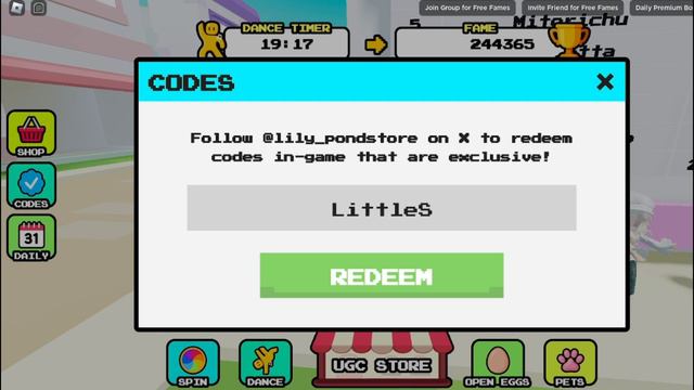 *NEW* ALL WORKING CODES FOR DANCE FOR UGC MARCH 2024 TODAY смотреть онлайн