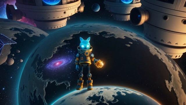 Cosmic Odyssey: AI-Generated Animation Unveils a Mysterious Wanderer смотреть онлайн