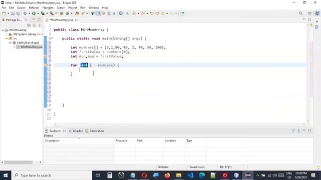 How To Find Min and Max Value in an Array (using JAVA) смотреть онлайн
