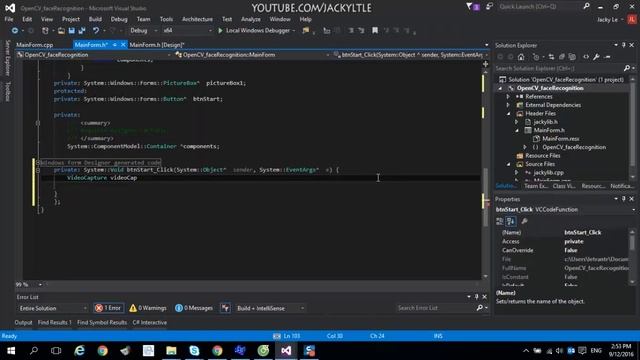 Face recognition openCV with eye nose and mouth real time tracking full source code OpenCV смотреть онлайн