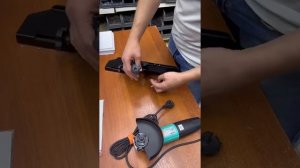 Установка насадки для резки плитки под 45 на ушм (болгарку)