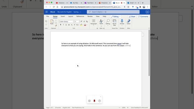 Dictation in Word PowerPoint and OneNote смотреть онлайн