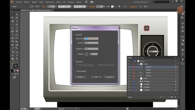 09.- Aprende Adobe Illustrator CS6 practicando.Trabajo con capas смотреть онлайн