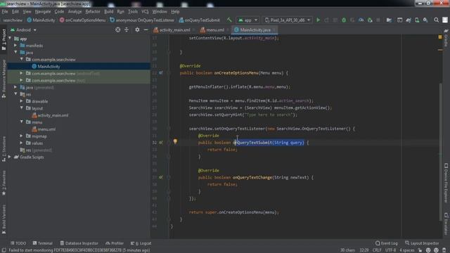 How to Add Search View in Toolbar in Android Studio | SearchView on Toolbar | Actionbar смотреть онлайн