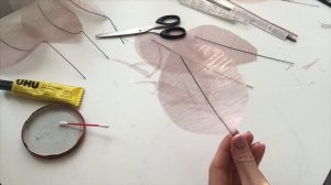 МК БОЛЬШИЕ ЦВЕТЫ ИЗ ОРГАНЗЫ\ТКАНИ\от шаблонов до стебля