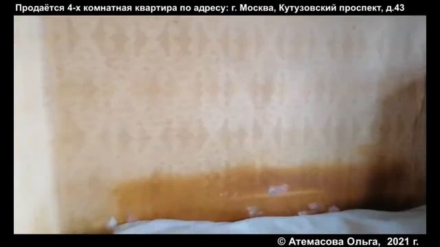 Обзор 4-х комнатной квартиры под продажу. г. Москва, Кутузовский проспект, дом 43 смотреть онлайн